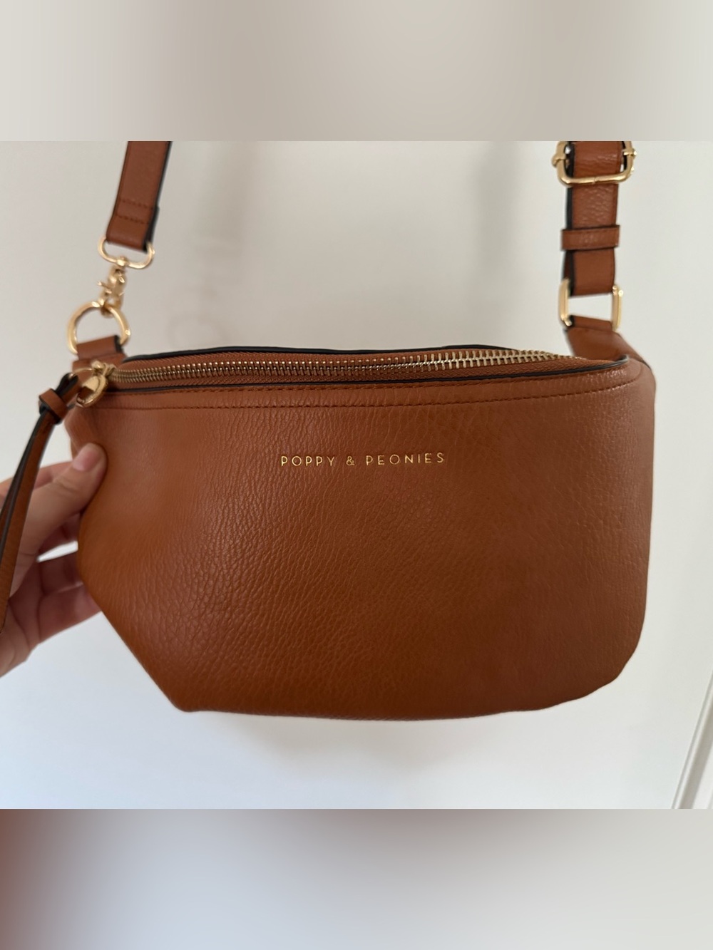 Poppy and Peonies Sidekick - Cognac